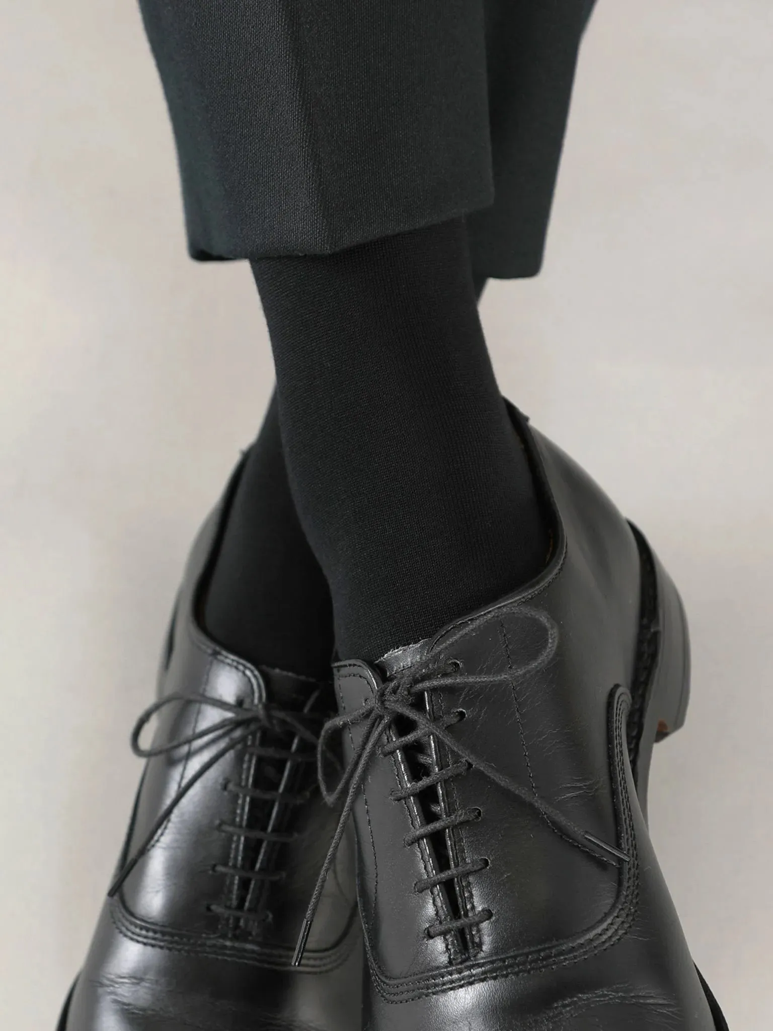 Supima Cotton Plain Mid-Calf Socks sold by Plus Zero Concept Store product image thumbnail 4