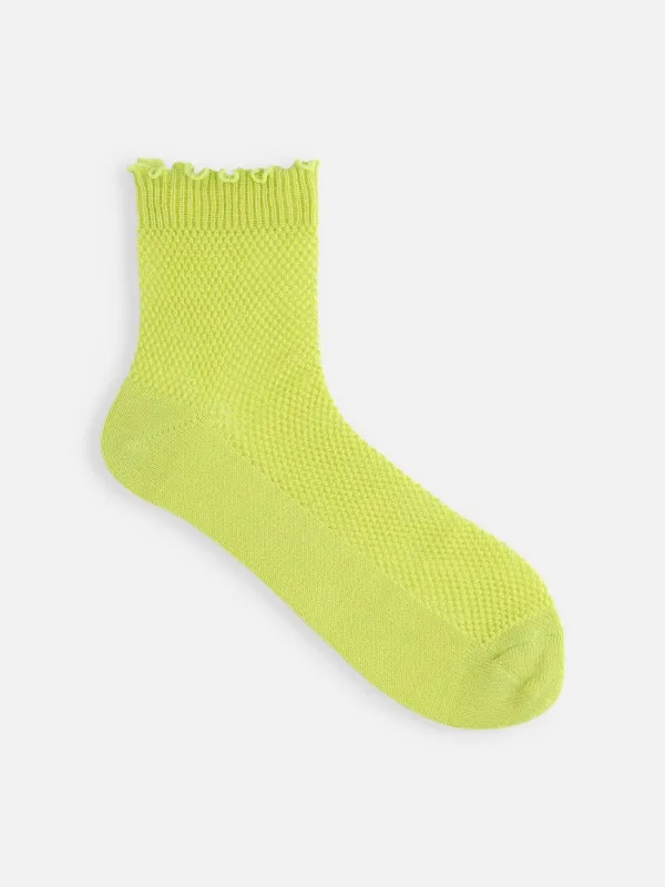 Merrow Top Mesh Low Crew Socks sold by Plus Zero Concept Store