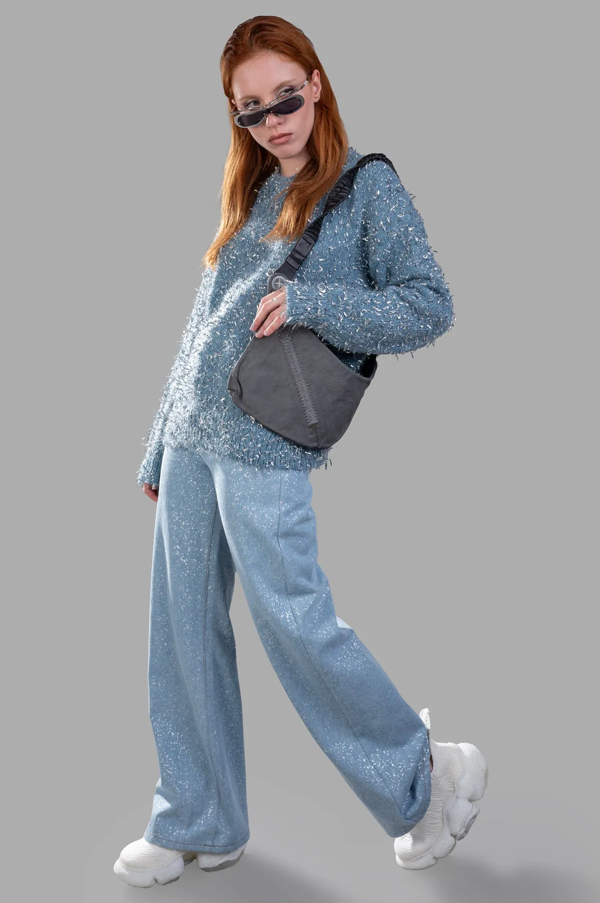 Lamé Thread Sweater sold by Plus Zero Concept Store