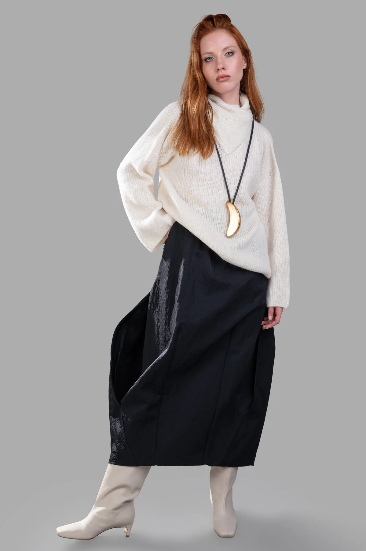 Cream Sweater sold by Plus Zero Concept Store