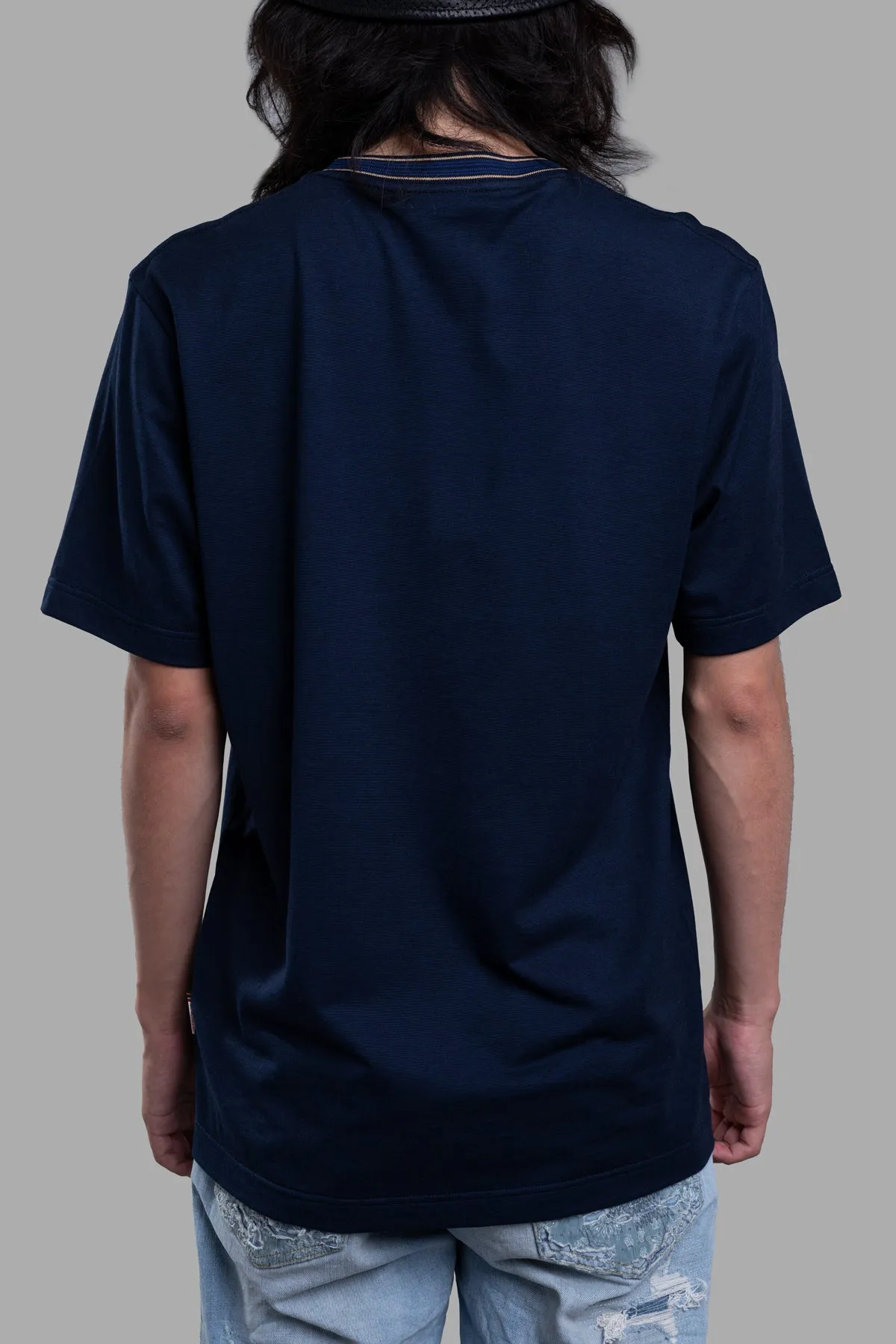 Striped Neckline T-shirt sold by Plus Zero Concept Store product image thumbnail 3