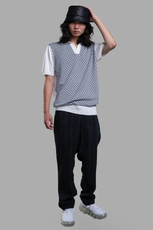 Knit Polo Shirt sold by Plus Zero Concept Store
