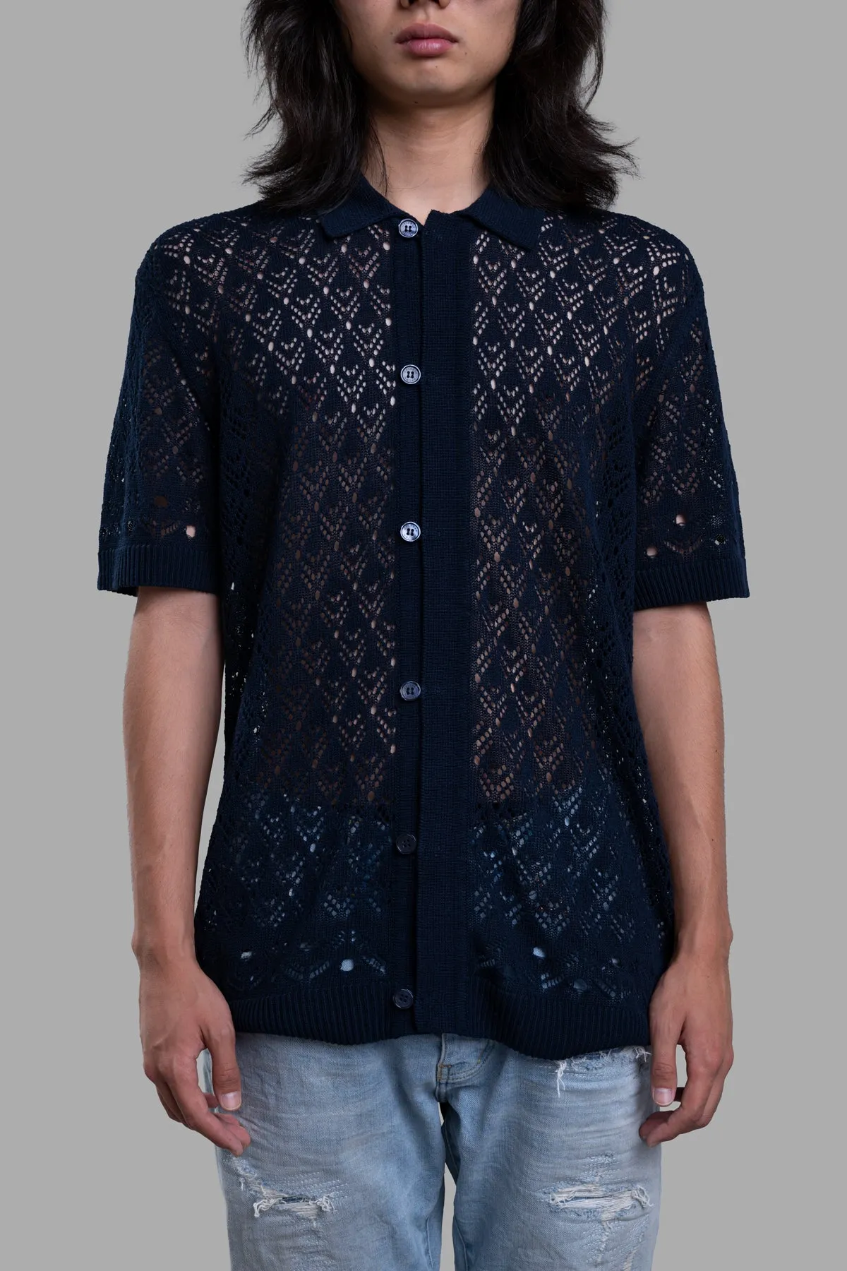 Button-Down Knit Shirt sold by Plus Zero Concept Store product image thumbnail 2
