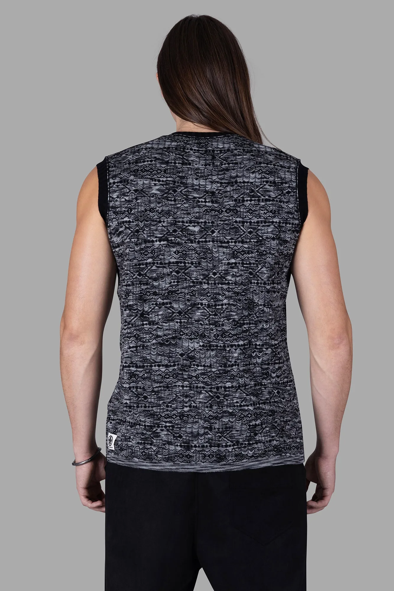 Melange Sweater Vest sold by Plus Zero Concept Store product image thumbnail 3