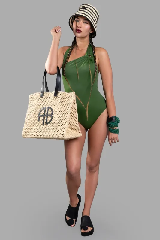 Asymmetric Swimsuit sold by Plus Zero Concept Store
