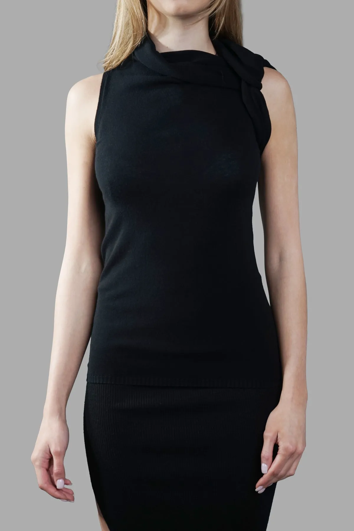 High-neck Knitted Top sold by Plus Zero Concept Store product image thumbnail 2