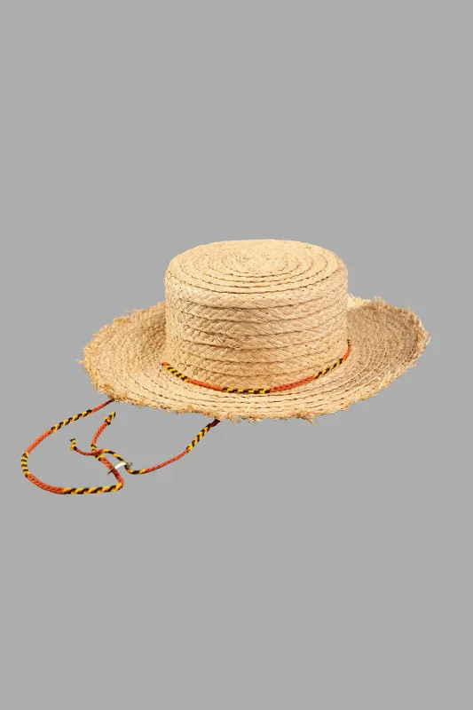 Straw Boater Hat sold by Plus Zero Concept Store