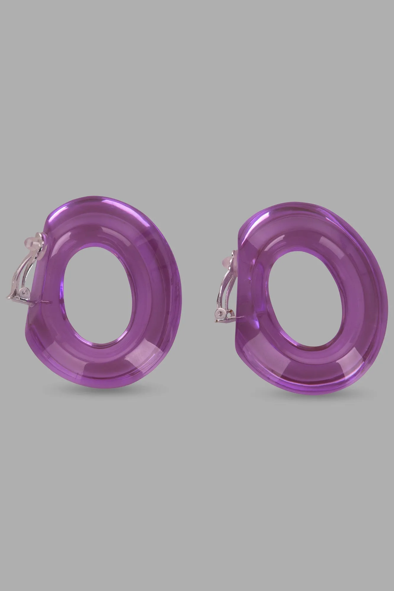 Purple Earclips sold by Plus Zero Concept Store