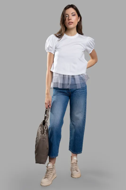 Cropped Wide-leg Jeans sold by Plus Zero Concept Store