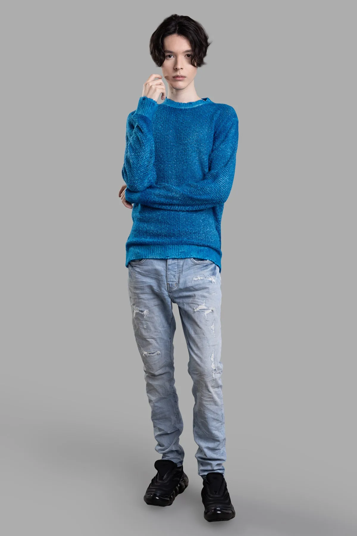 Blue Sweater sold by Plus Zero Concept Store