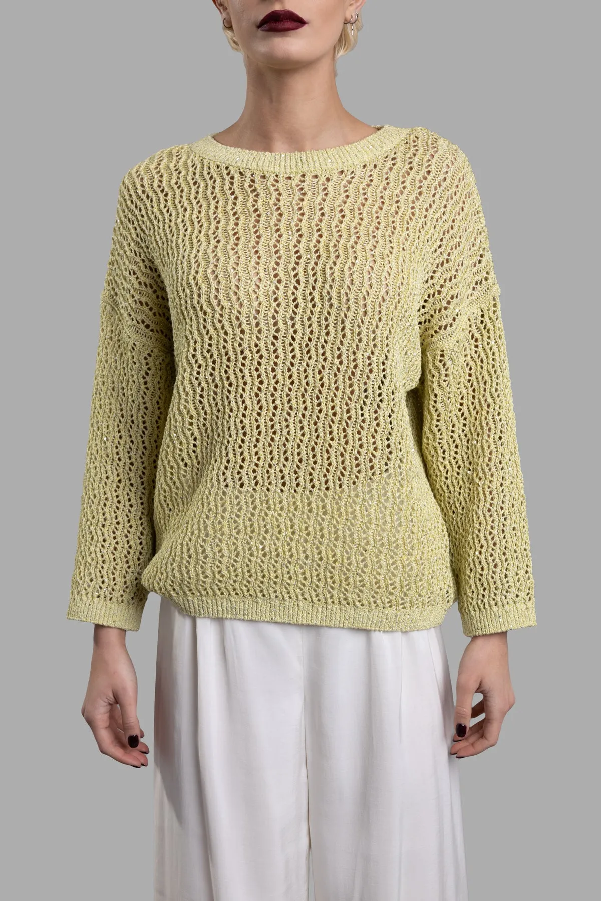 Lime Sweater sold by Plus Zero Concept Store product image thumbnail 2