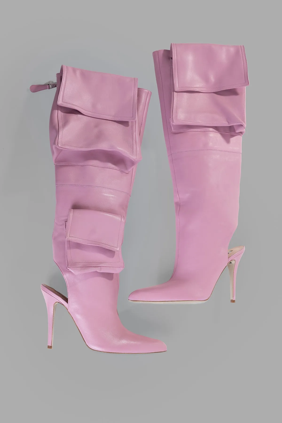 Cargo Knee Boots sold by Plus Zero Concept Store product image thumbnail 2