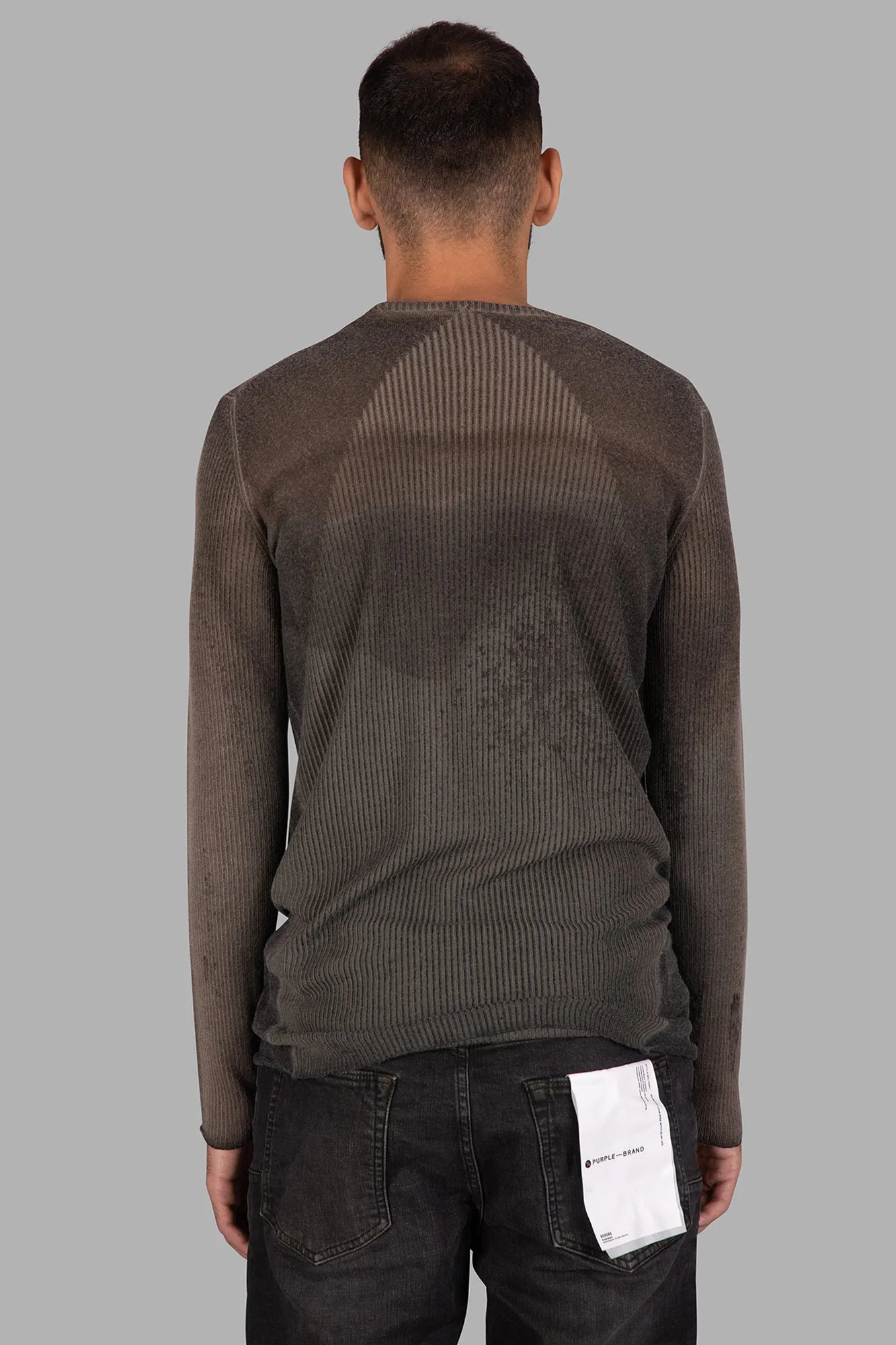 Ribbed-detail Sweater sold by Plus Zero Concept Store product image thumbnail 3