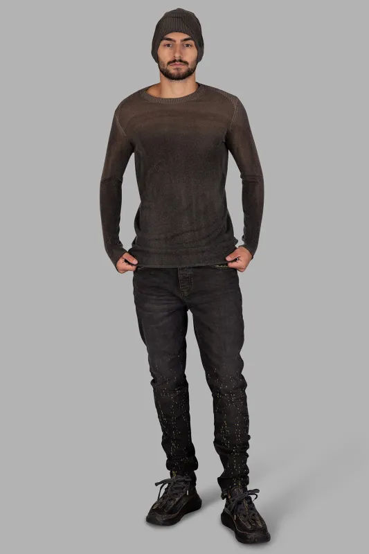 Ribbed-detail Sweater sold by Plus Zero Concept Store