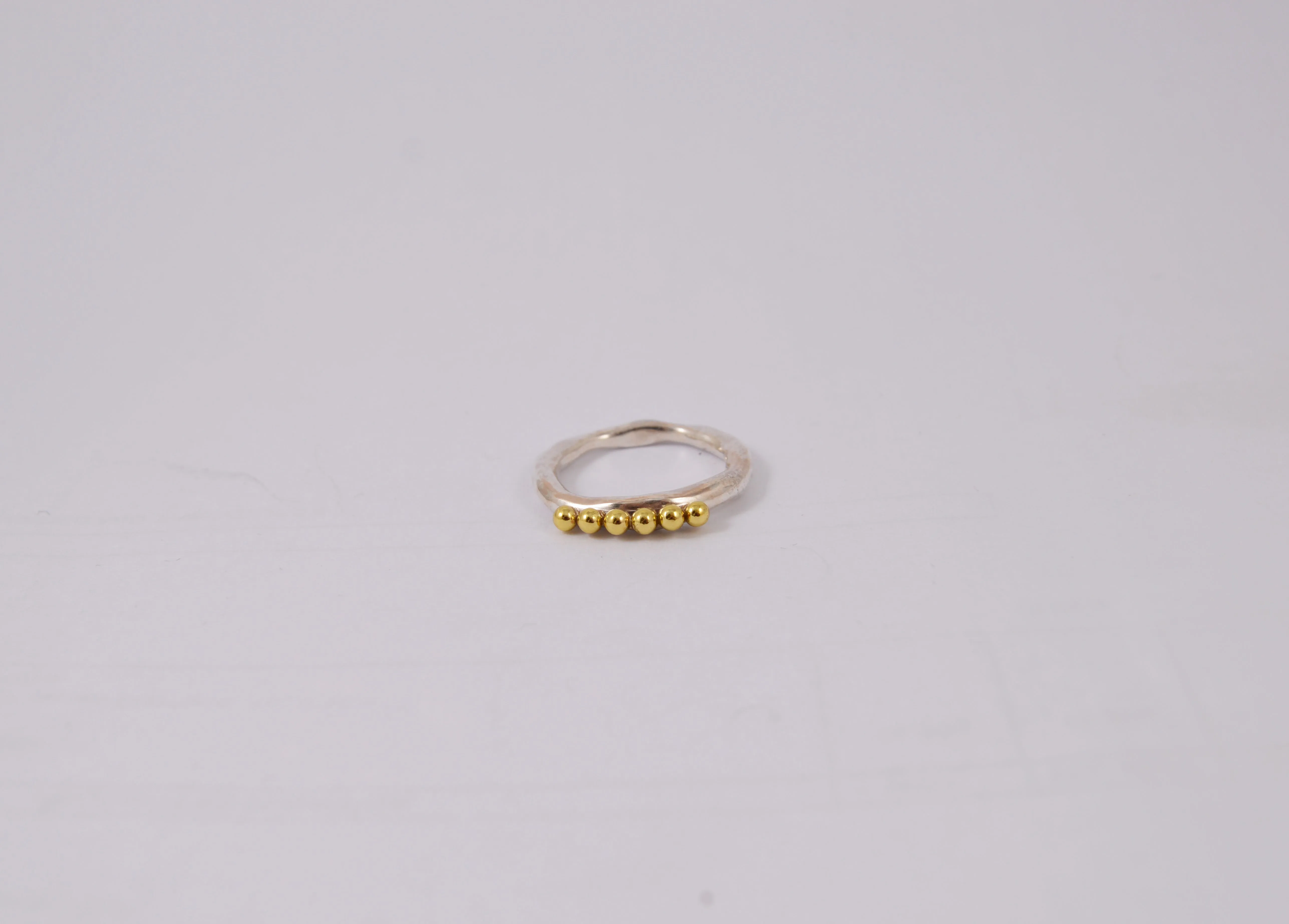 Poline Copper & Silver Ring sold by Plus Zero Concept Store