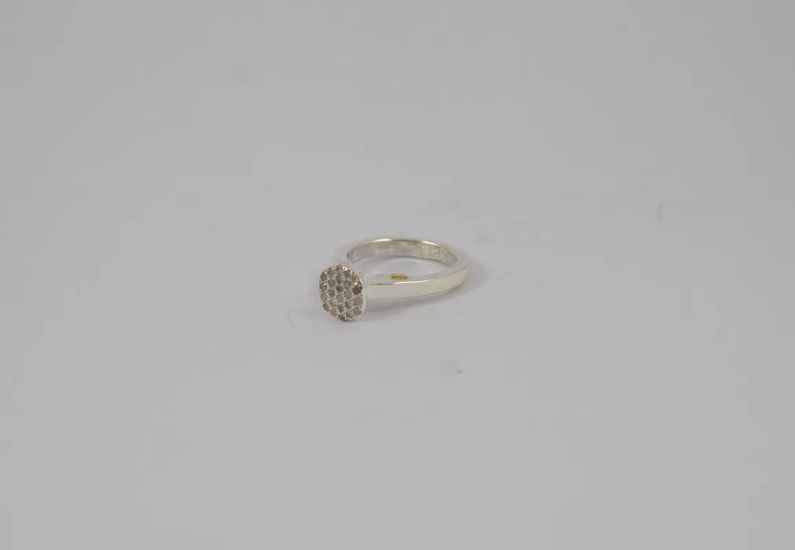 Nena Diamond & Silver Ring sold by Plus Zero Concept Store
