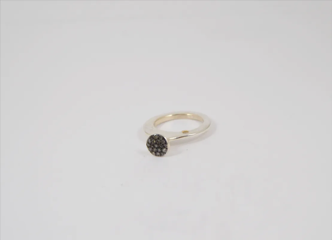 Elvia Diamonds & Silver Ring sold by Plus Zero Concept Store