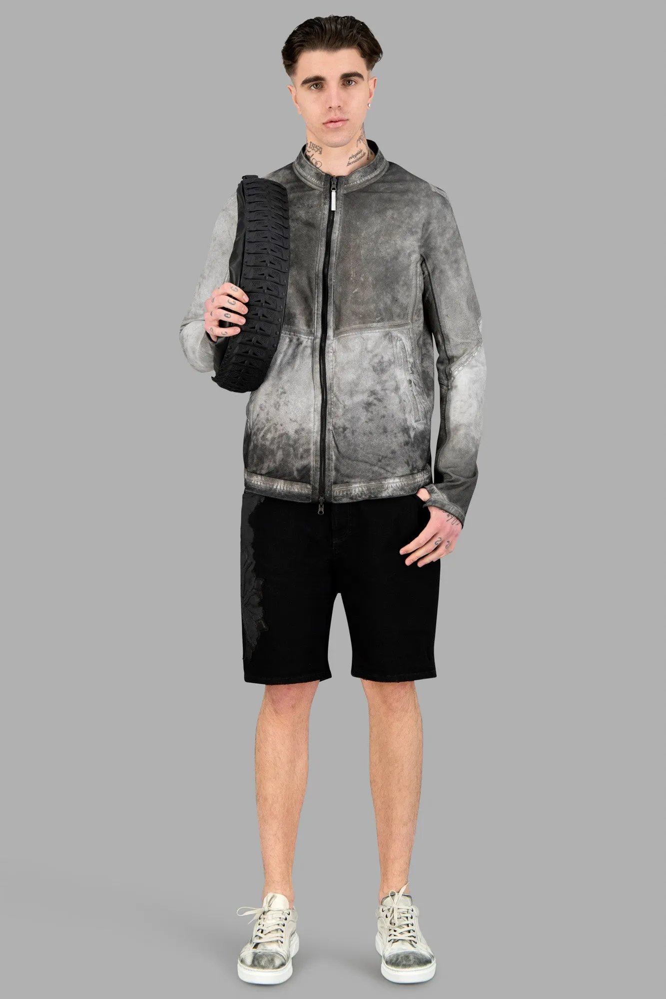 Reversible Leather Jacket sold by Plus Zero Concept Store