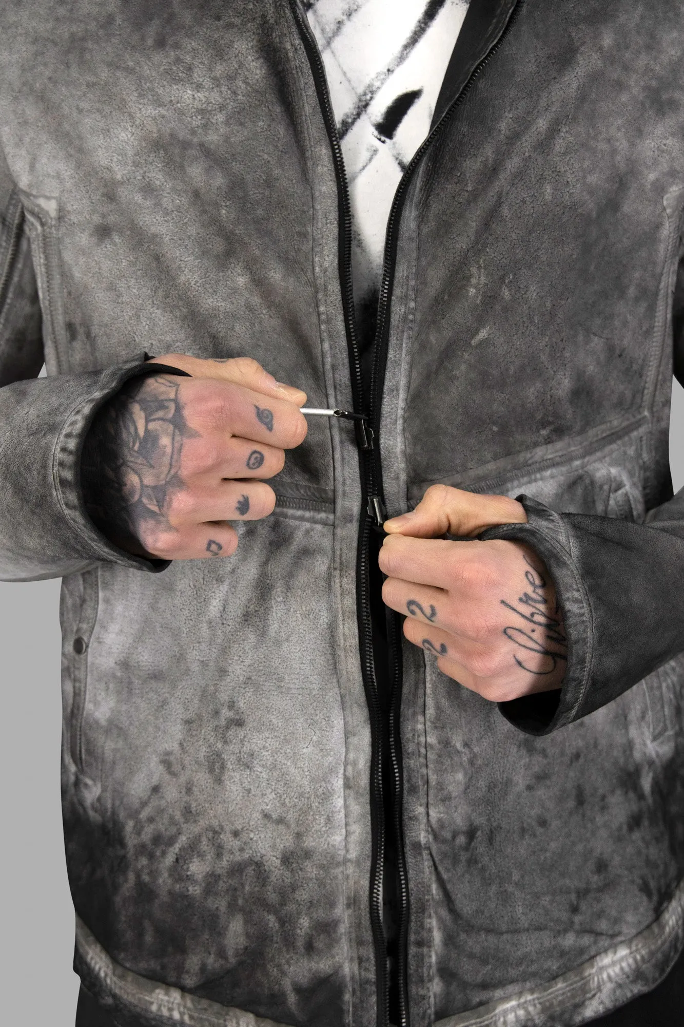 Reversible Leather Jacket sold by Plus Zero Concept Store product image thumbnail 4