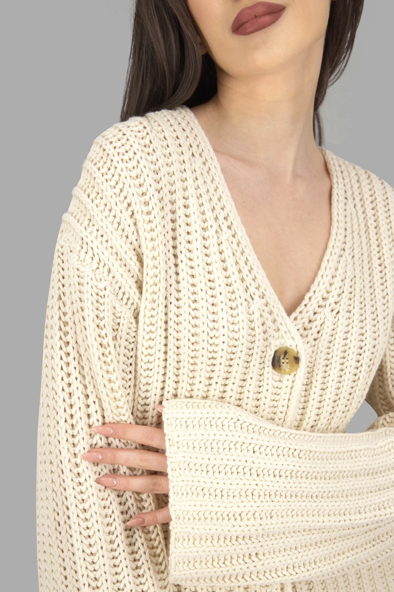 Cable-Knit Cardigan sold by Plus Zero Concept Store product image thumbnail 4