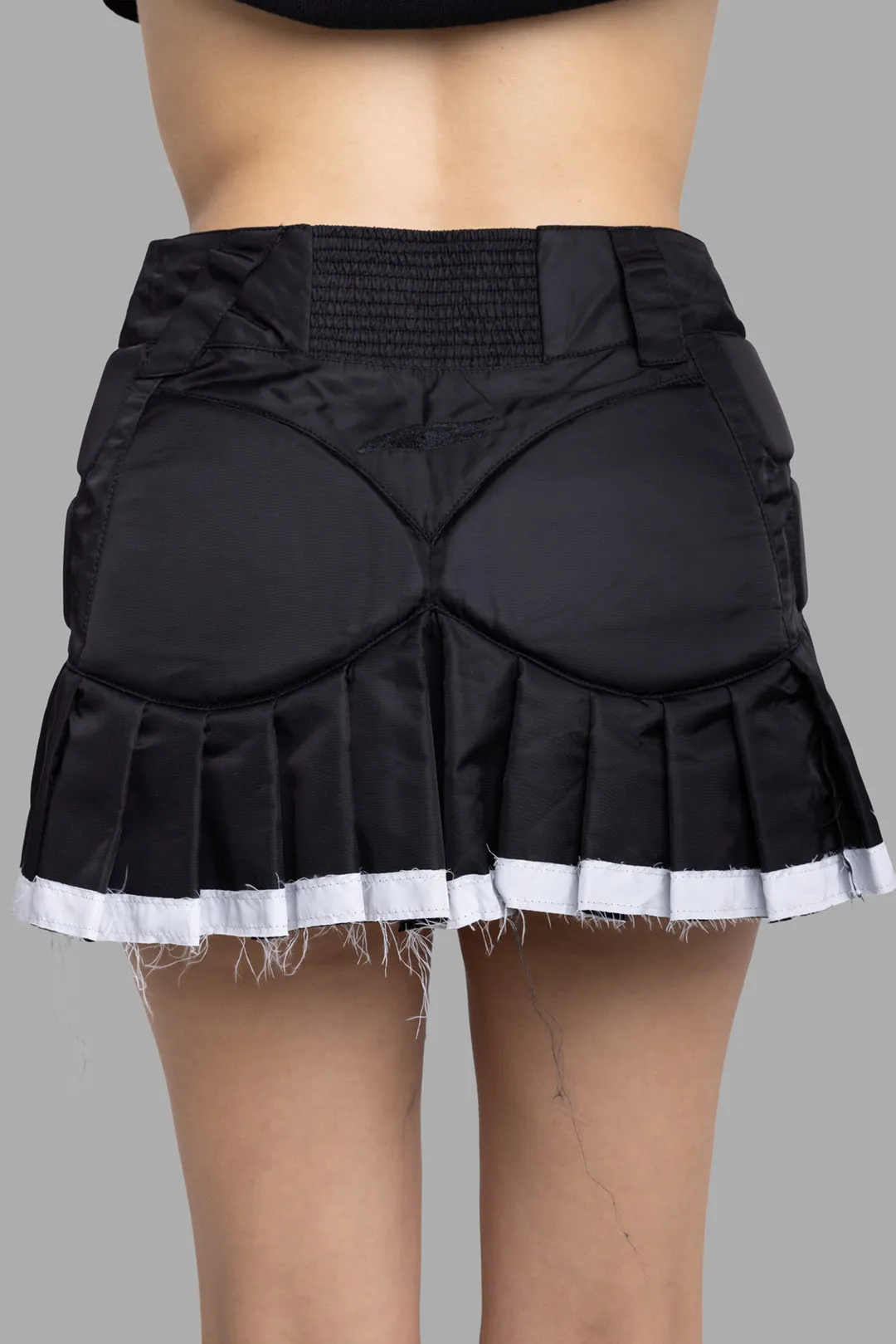 Black Pleated Moto Mini Skirt sold by Plus Zero Concept Store product image thumbnail 3