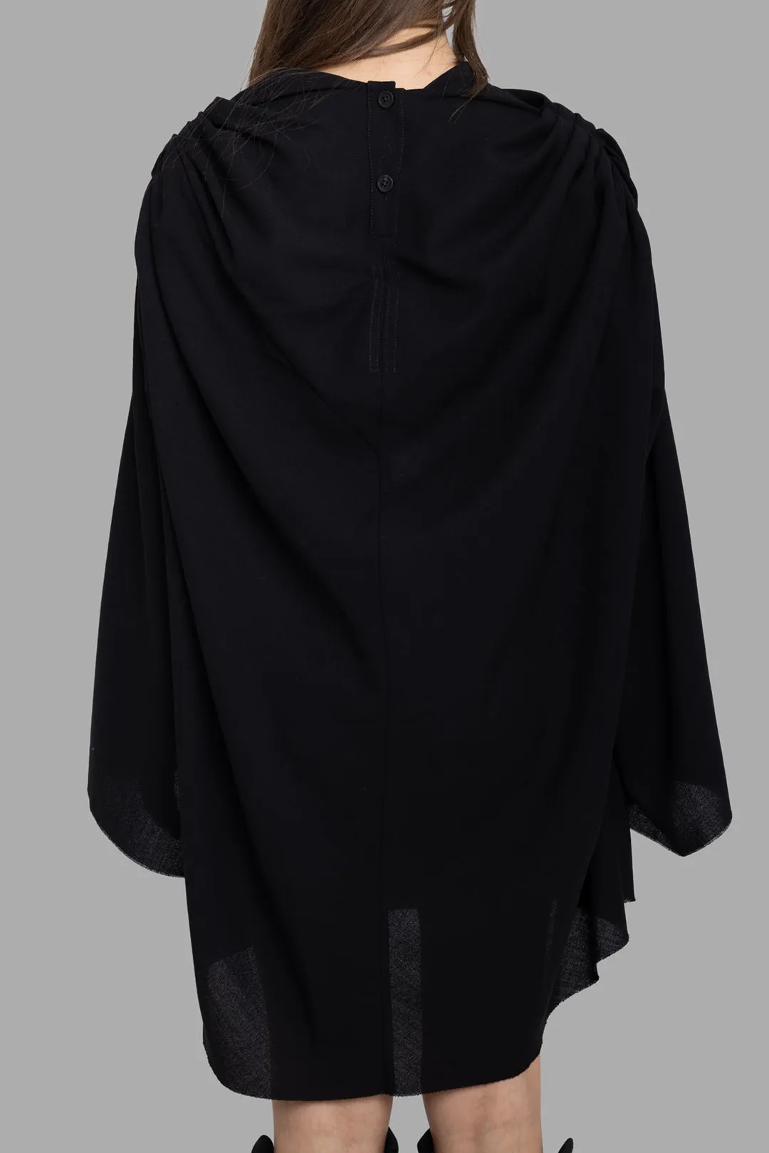 Claudette Black Wool Mini Dress sold by Plus Zero Concept Store product image thumbnail 3