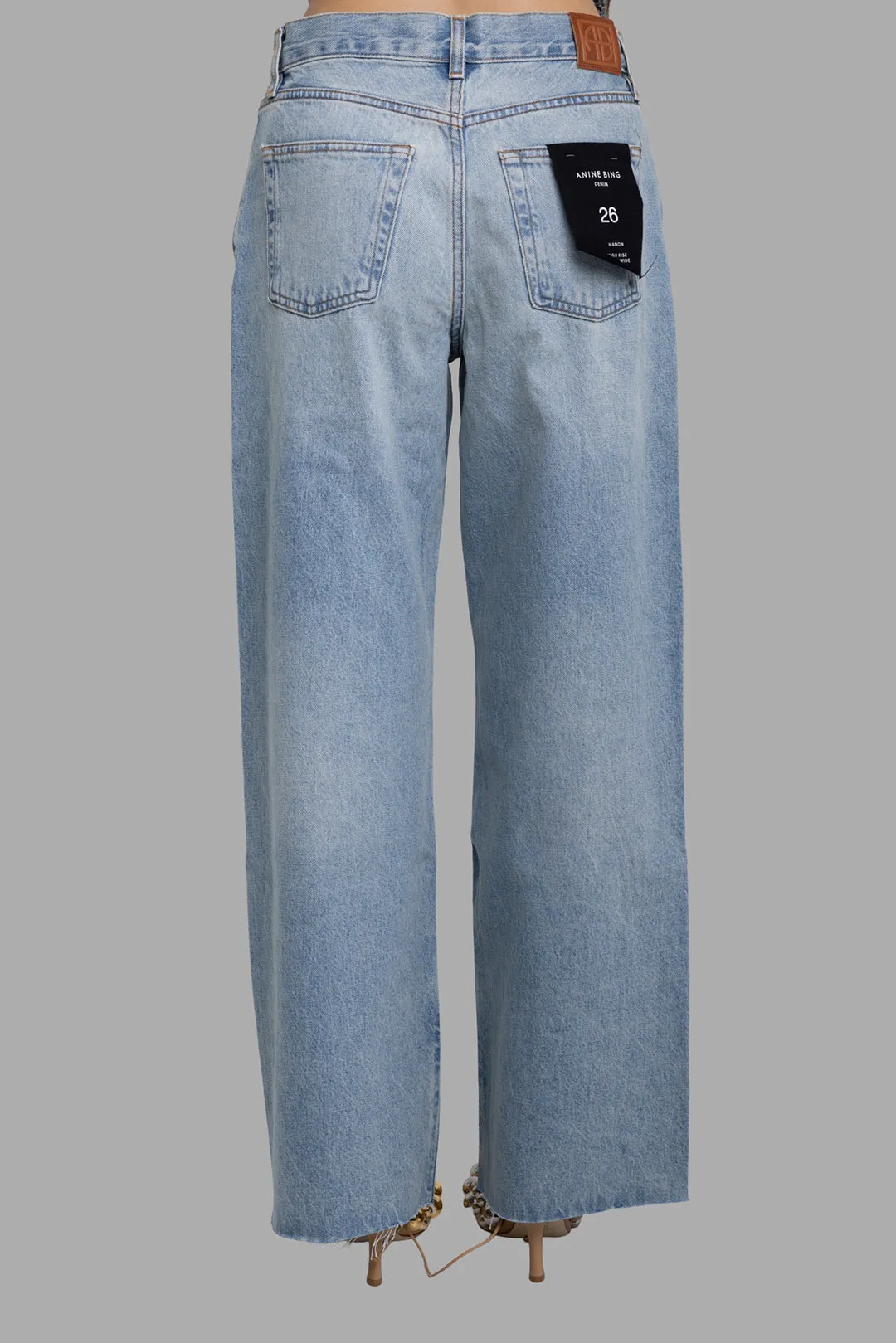 Manon Wide-Leg Jeans in Tux Blue sold by Plus Zero Concept Store product image thumbnail 3