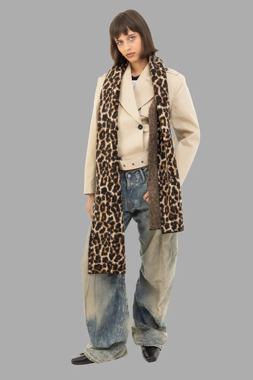 Cropped Belted Trench Jacket sold by Plus Zero Concept Store product image thumbnail 2