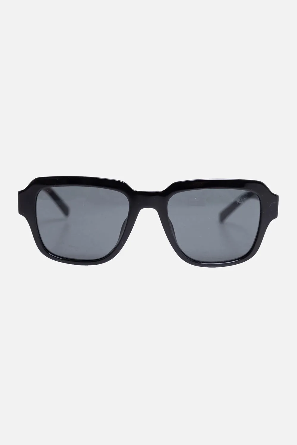Square Acetate Sunglasses in Black sold by Plus Zero Concept Store