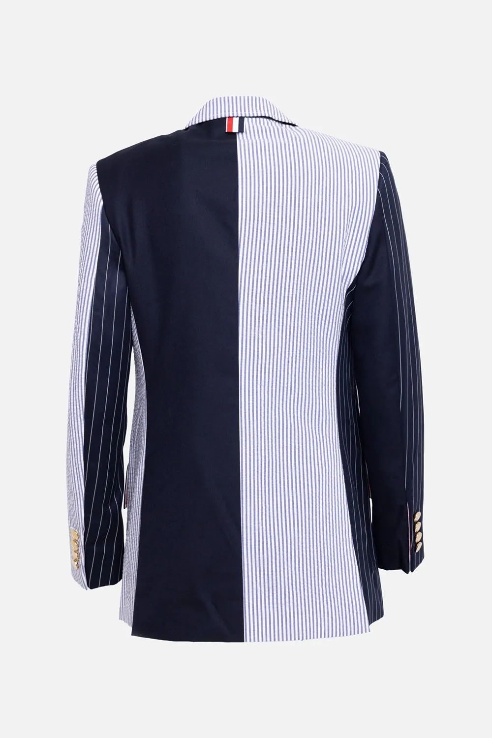 Striped Patchwork Blazer sold by Plus Zero Concept Store product image thumbnail 2