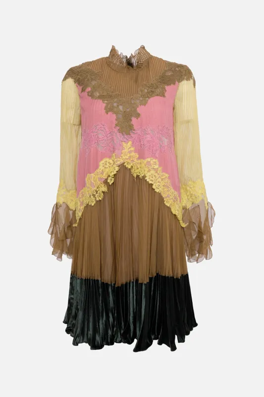 Pleated Lace Dress made by Plus Zero Concept Store