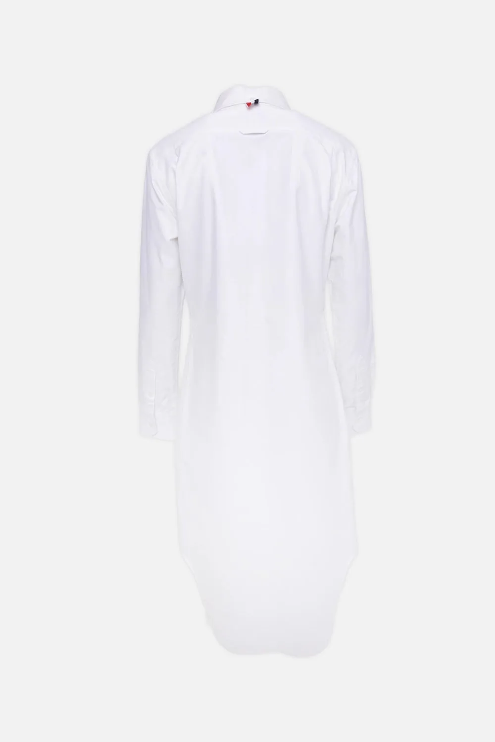 White Long Sleeve Shirt Dress sold by Plus Zero Concept Store product image thumbnail 3