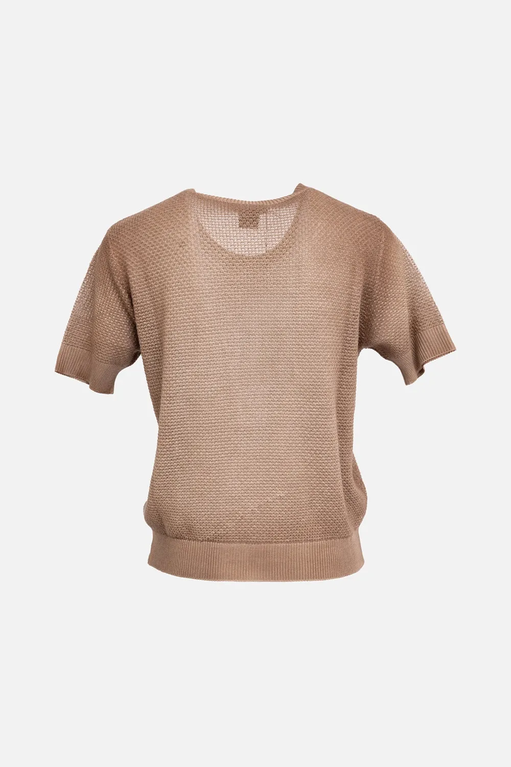 Silk Stitch Short-Sleeve Sweater sold by Plus Zero Concept Store product image thumbnail 3