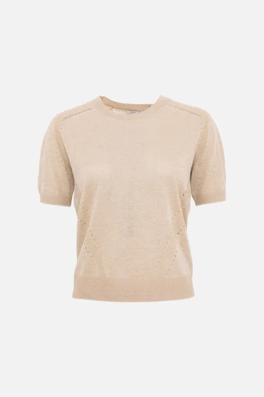 Lurex Knit Top made by Joseph