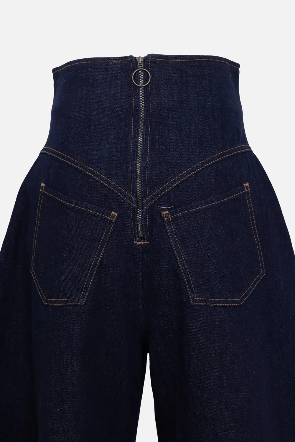Roy Used Denim Back-To-Front Jeans sold by Plus Zero Concept Store product image thumbnail 4