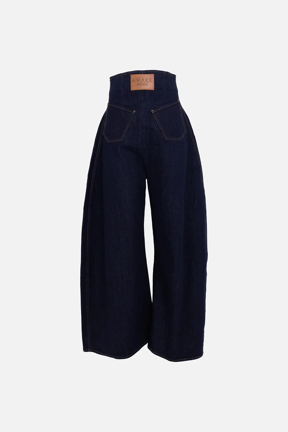 Roy Used Denim Back-To-Front Jeans sold by Plus Zero Concept Store
