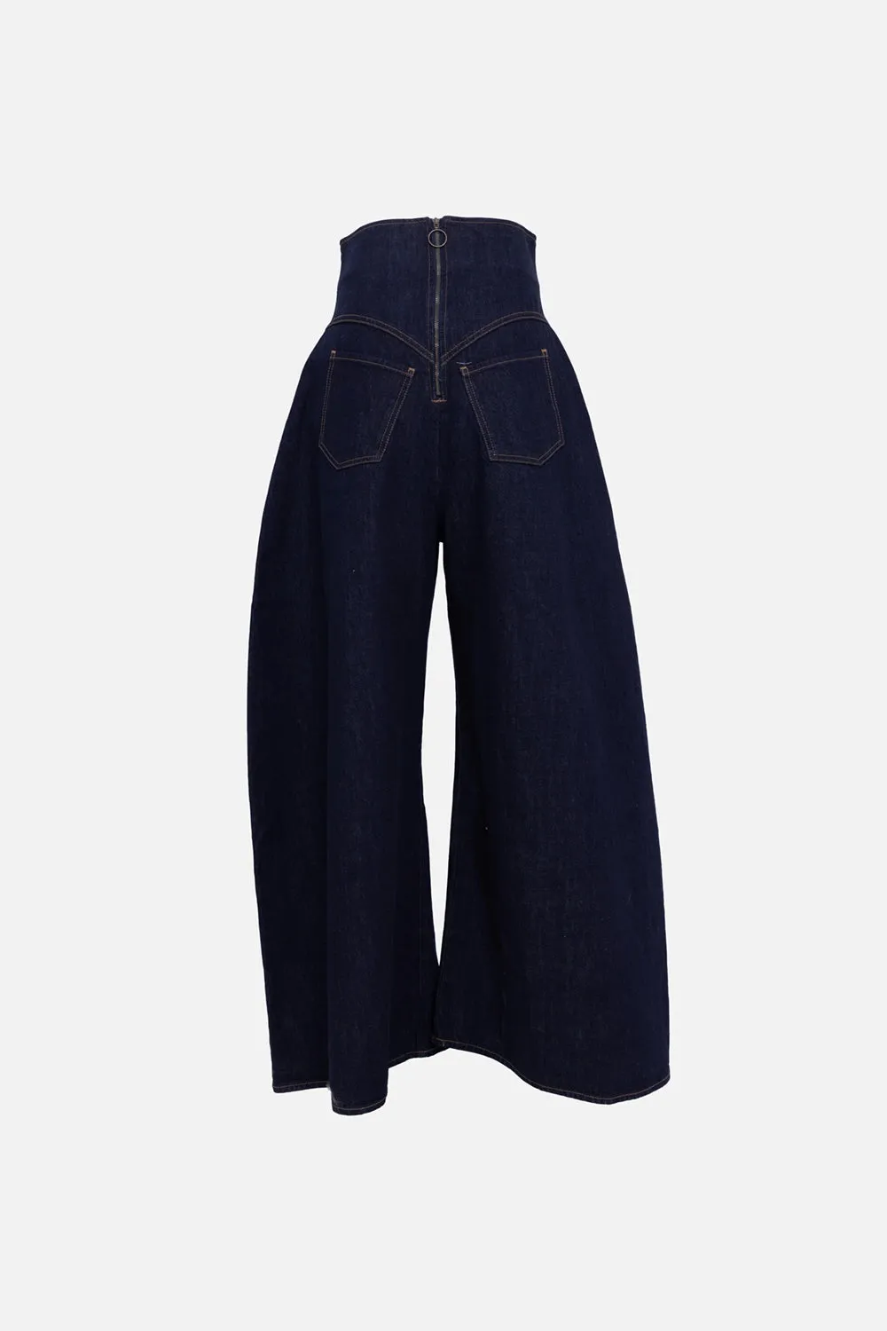 Roy Used Denim Back-To-Front Jeans sold by Plus Zero Concept Store product image thumbnail 3