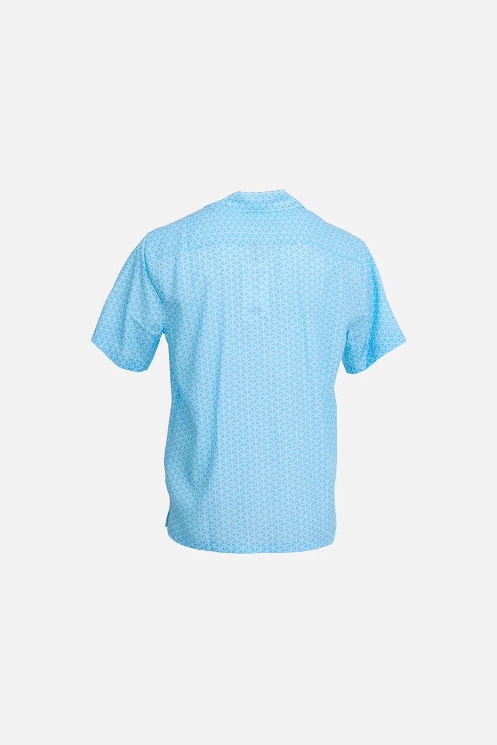 Reticolo Print Resort Shirt sold by Plus Zero Concept Store product image thumbnail 3