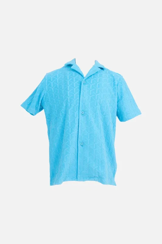 Towelling Resort Shirt sold by Plus Zero Concept Store