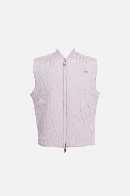 Quilted Zip Vest sold by Plus Zero Concept Store