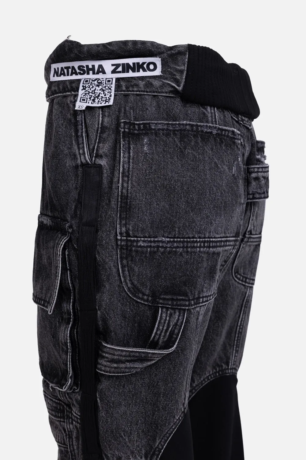 Cut-Out Cargo Jeans sold by Plus Zero Concept Store product image thumbnail 3