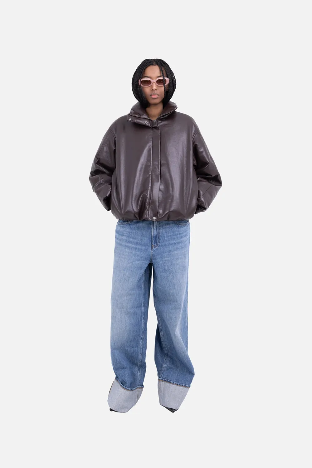 Cyrus Regenerated Leather Jacket sold by Plus Zero Concept Store product image thumbnail 2