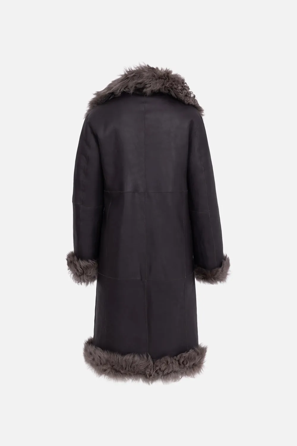 Reversible Toscana Shearling Coat sold by Plus Zero Concept Store product image thumbnail 5