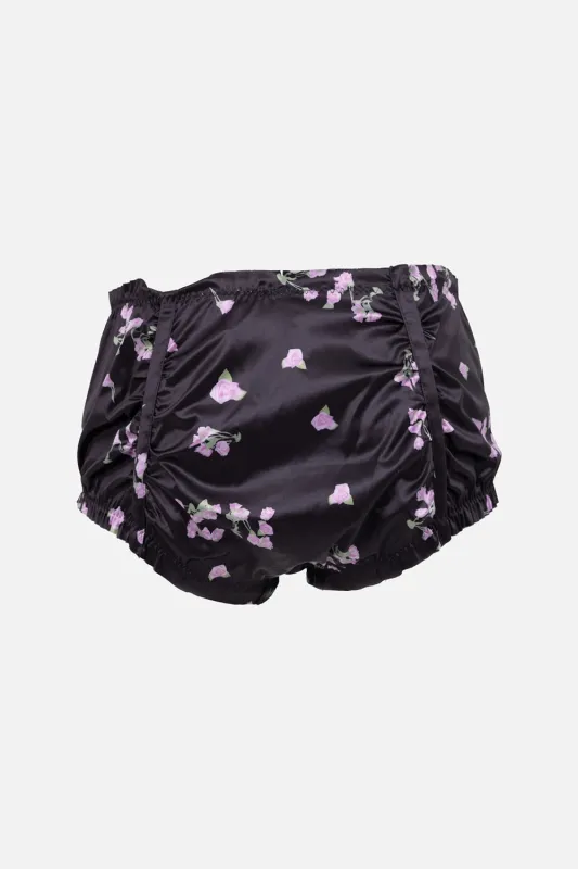 Rose-Print Satin Bloomers made by Natasha Zinko