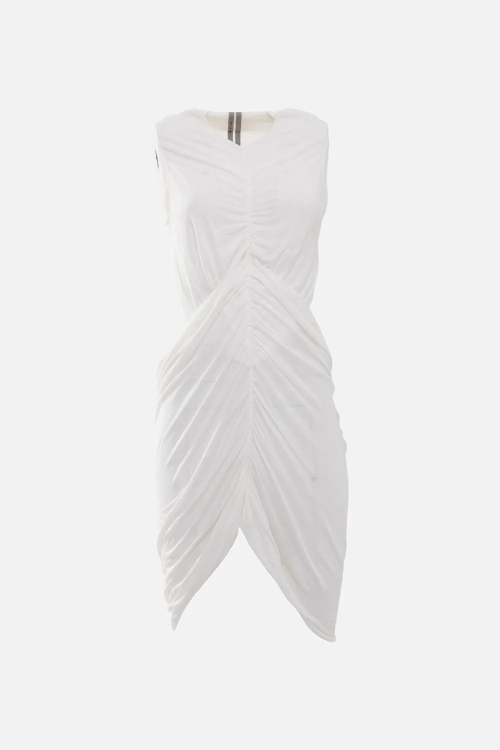 Draped Ruched Sleeveless Top sold by Plus Zero Concept Store