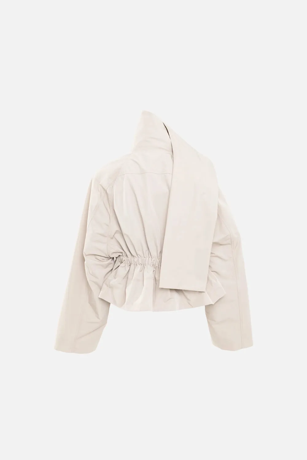 Cropped Scarf Flight Jacket sold by Plus Zero Concept Store product image thumbnail 3