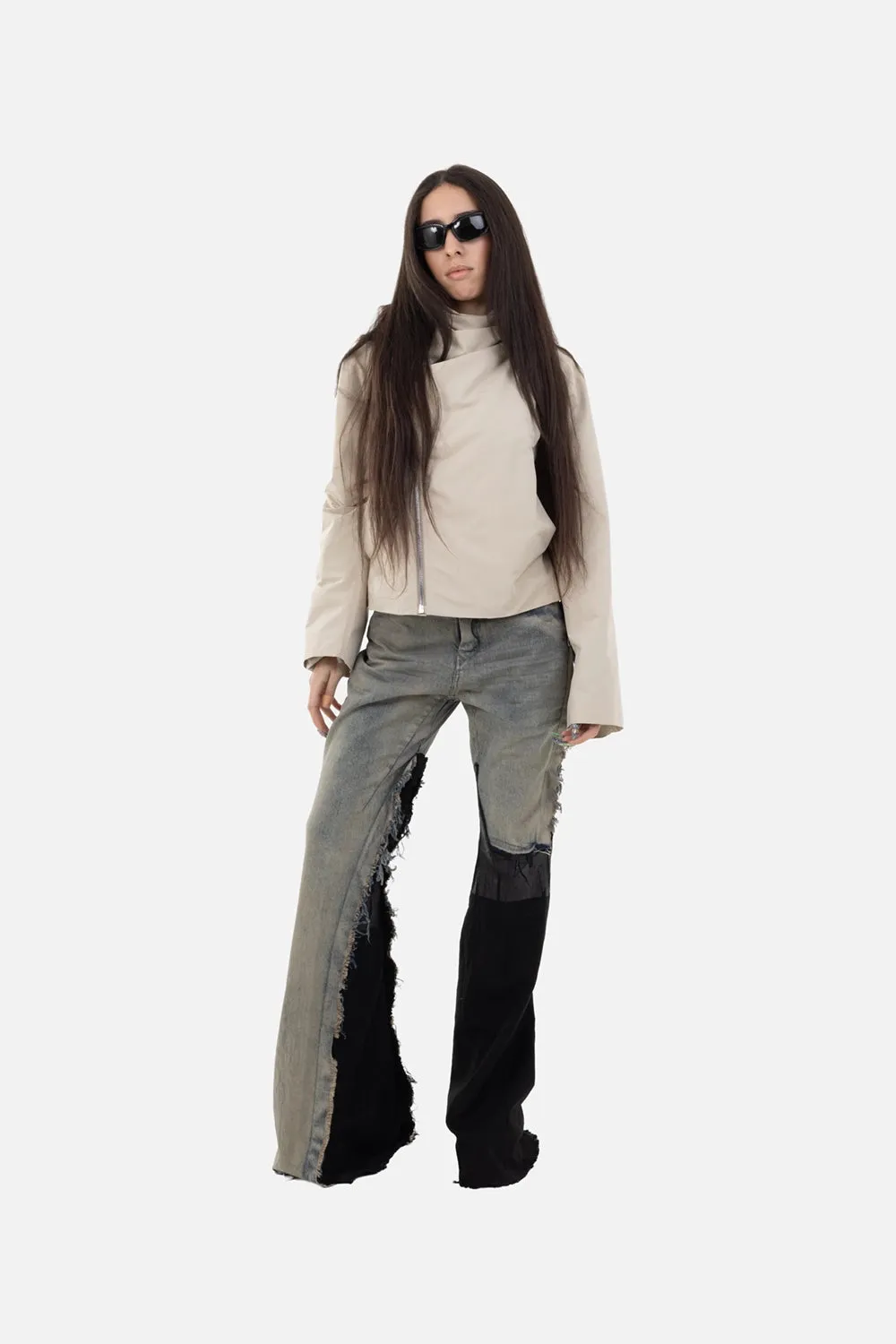 Cropped Scarf Flight Jacket sold by Plus Zero Concept Store product image thumbnail 2