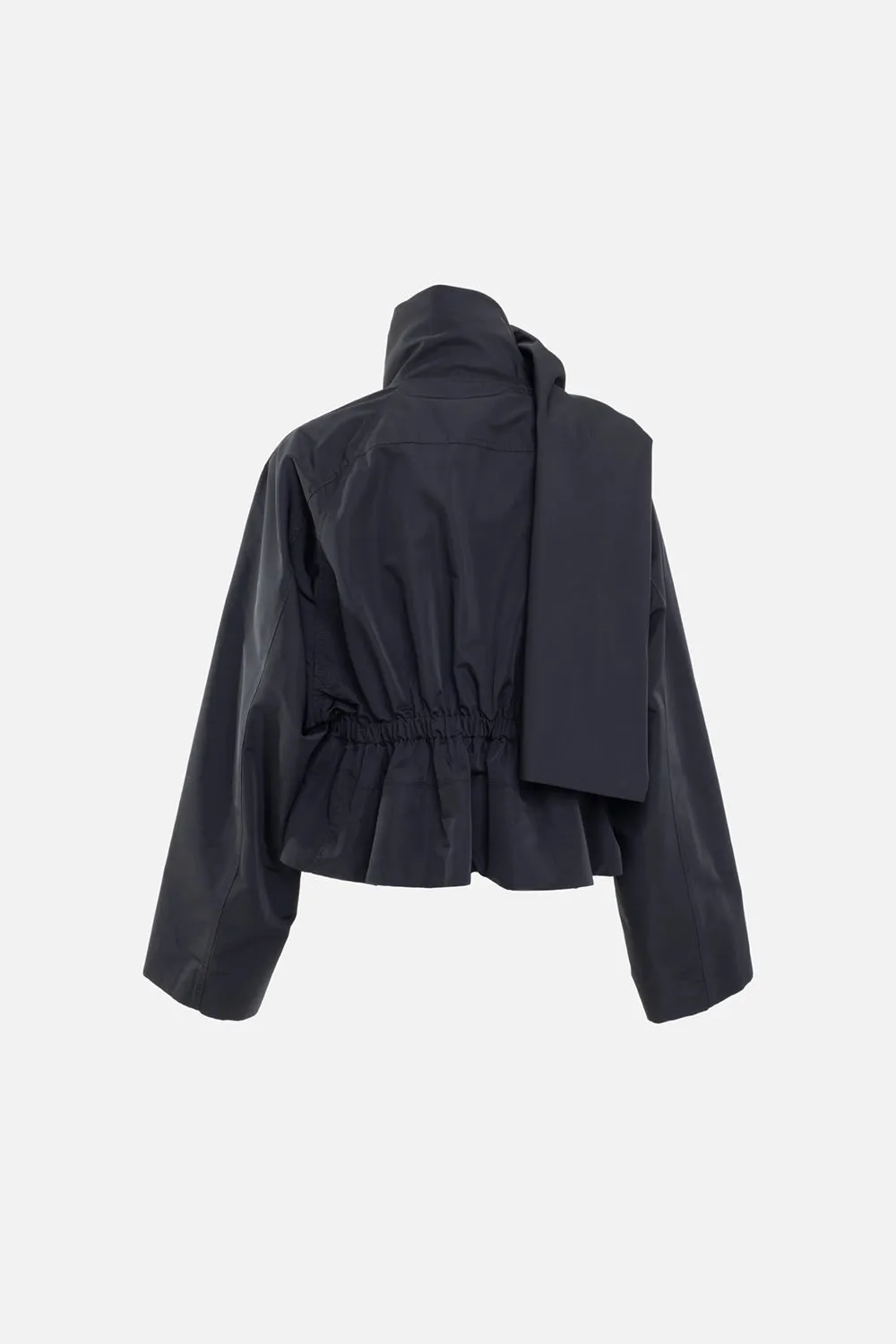 Cropped Scarf Flight Jacket sold by Plus Zero Concept Store product image thumbnail 3