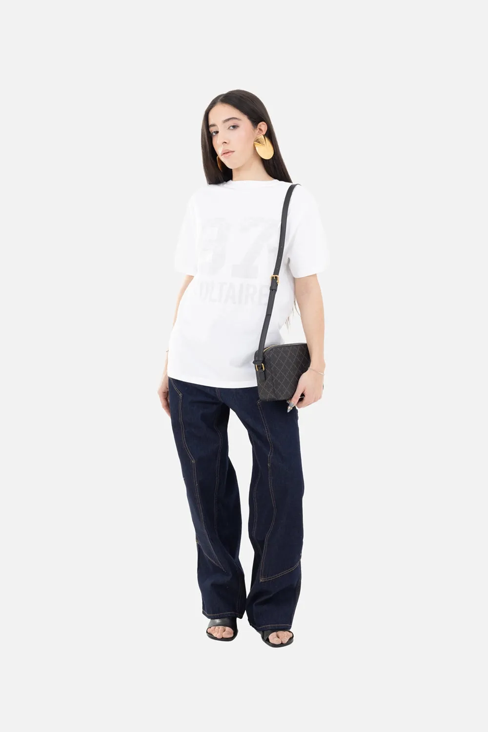 Voltaire 97 Rhinestone T-Shirt sold by Plus Zero Concept Store product image thumbnail 2