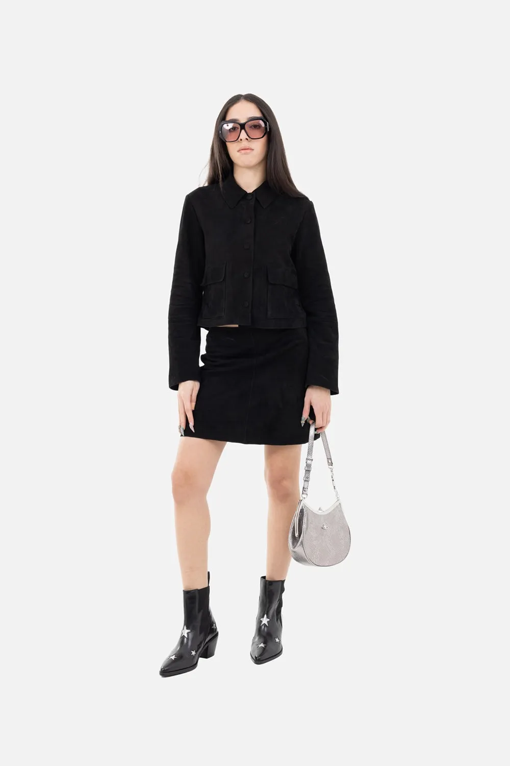 Nola Suede Mini Skirt sold by Plus Zero Concept Store product image thumbnail 2